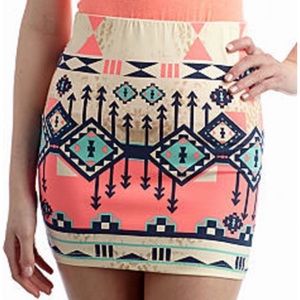 Freeway Apparel Aztec Skirt
